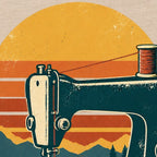 Machine à coudre vintage et couture inachevée T-Shirt — video