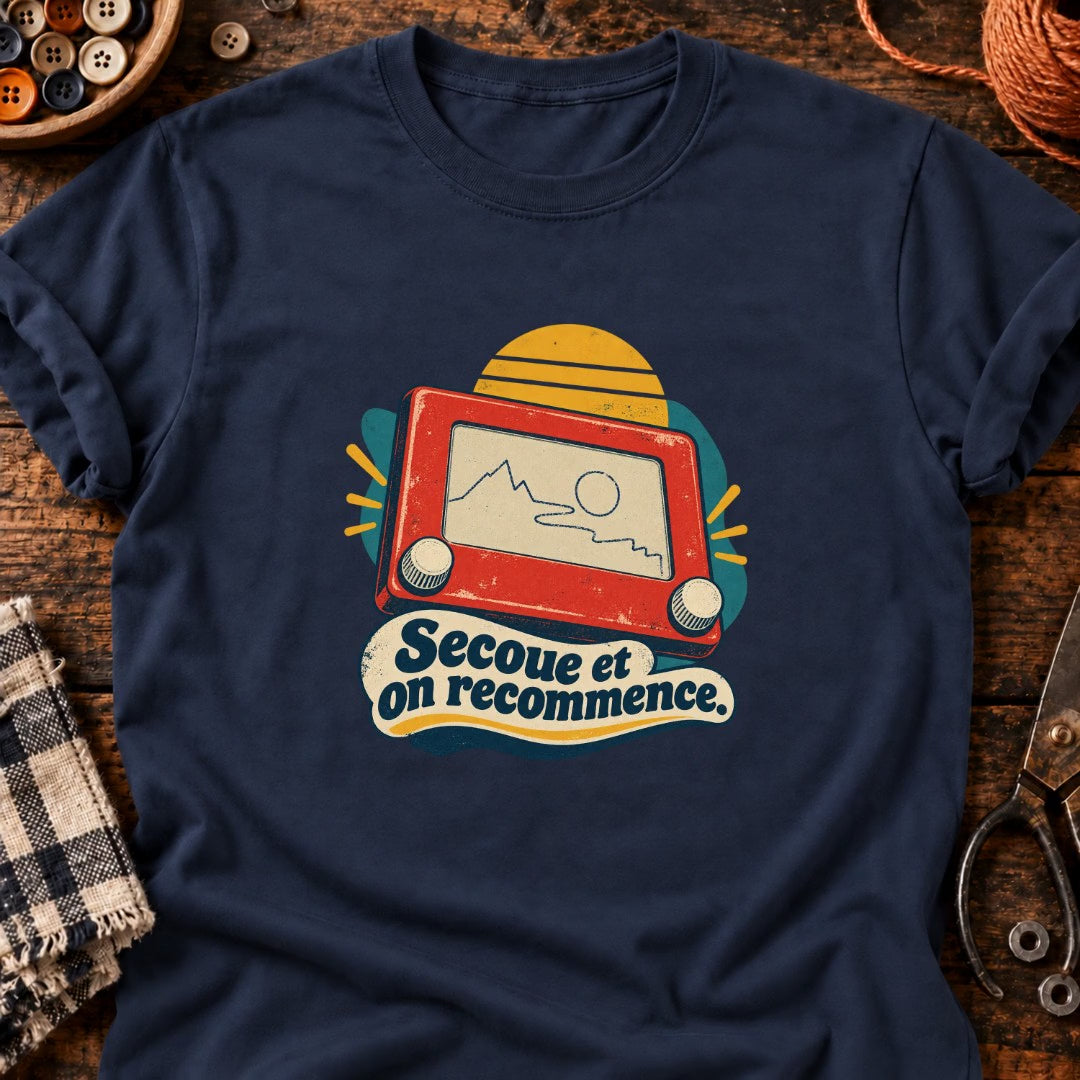 Jeu de dessin mécanique rétro T-Shirt — video