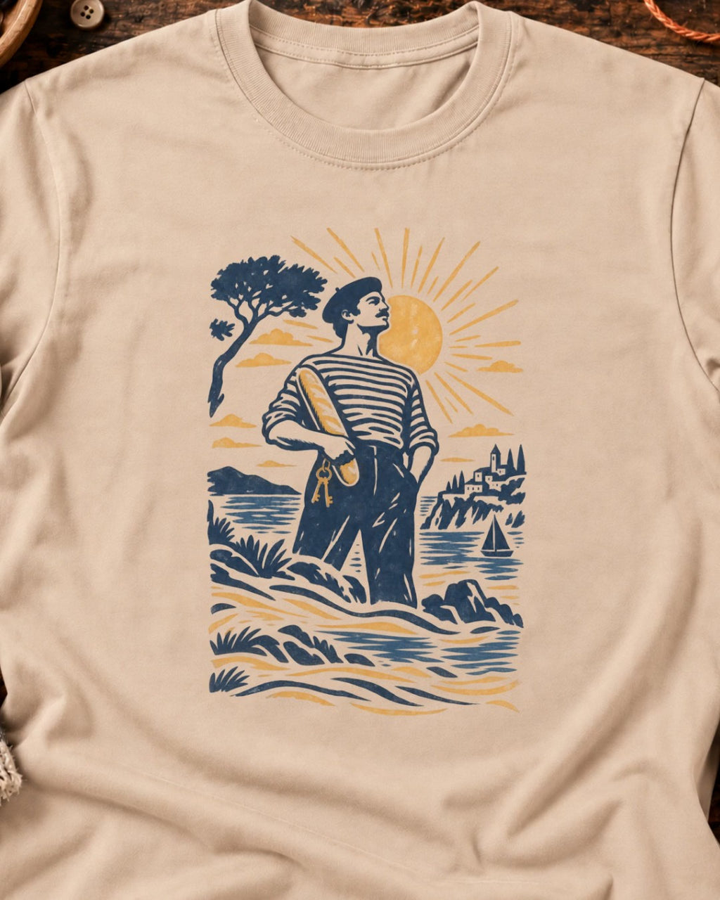 Bien armé linocut T-Shirt — video