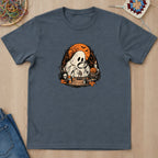 Fantôme peintre de figurine squelette T-Shirt — video