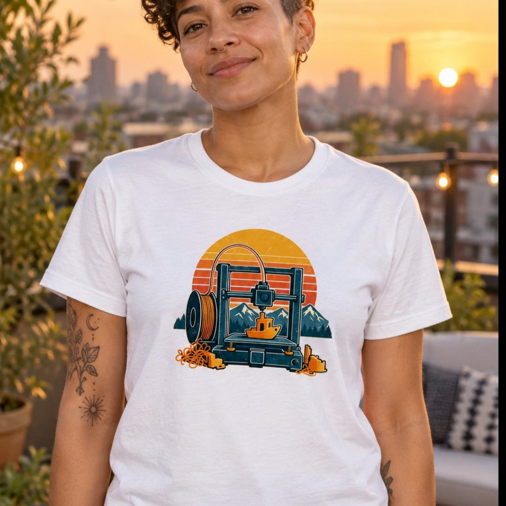 Imprimante 3D et bateau de calibration T-Shirt — video