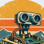 Robot explorateur rétro T-Shirt — video