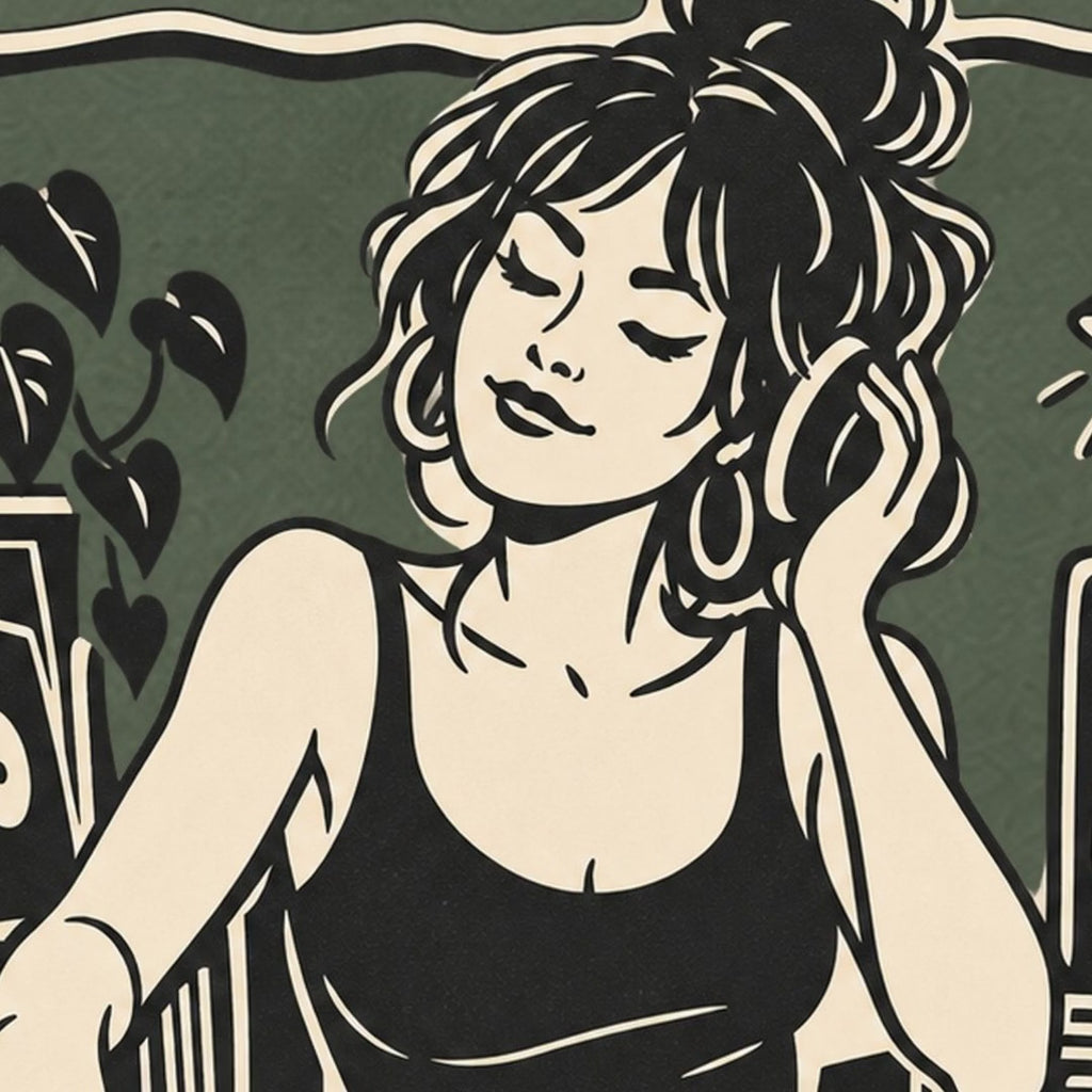 DJ femme rétro C’est moi qui passe le son T-Shirt — video