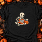 Squelette et tableau magique Halloween T-Shirt — video