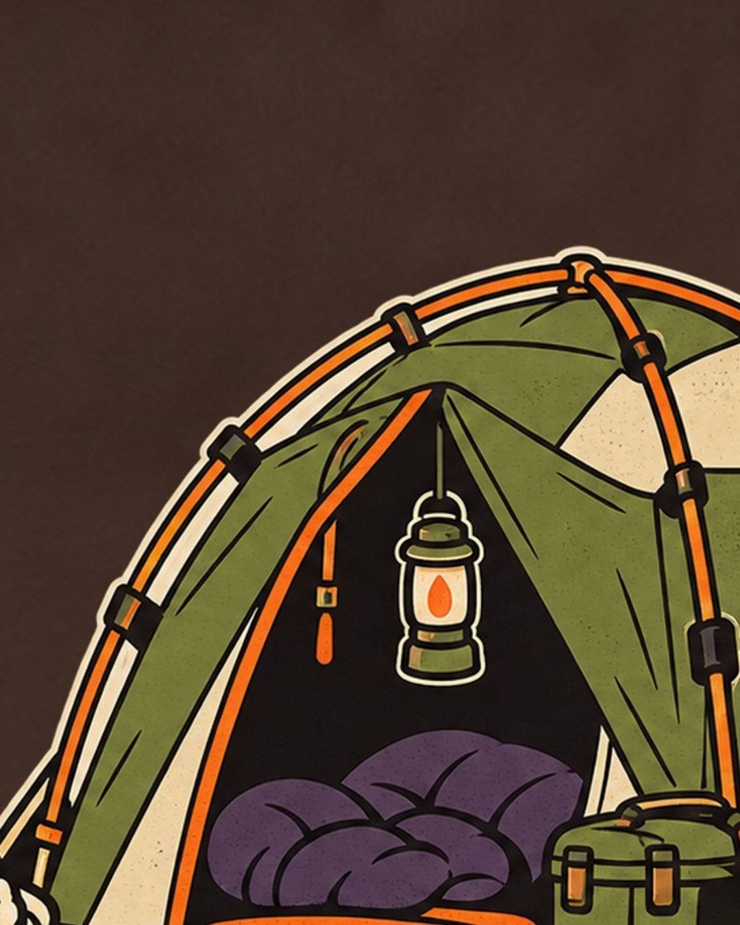 Camping squelette Halloween T-Shirt — video