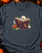 Fantôme lecteur et café d’Halloween T-Shirt — video