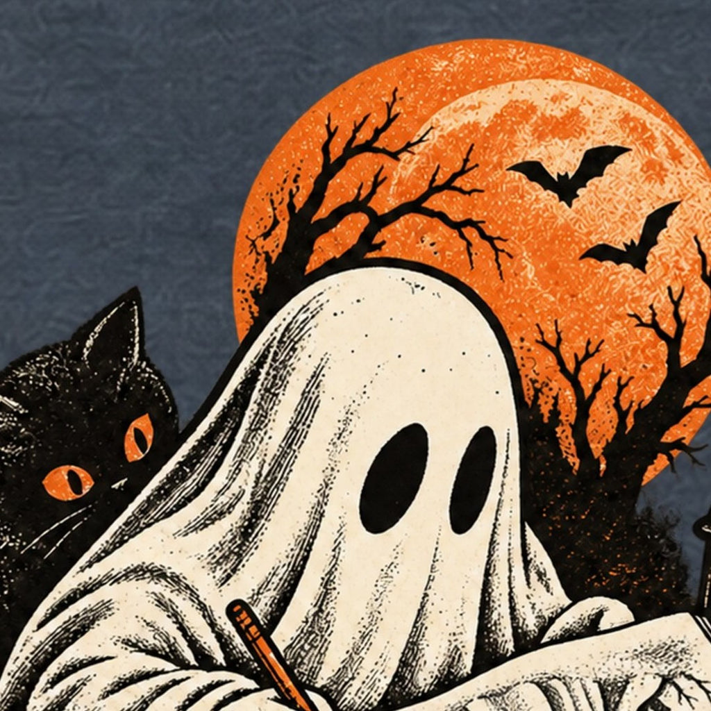 Fantôme dessinateur de maison hantée T-Shirt — video