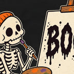Squelette peintre Boo T-Shirt — video