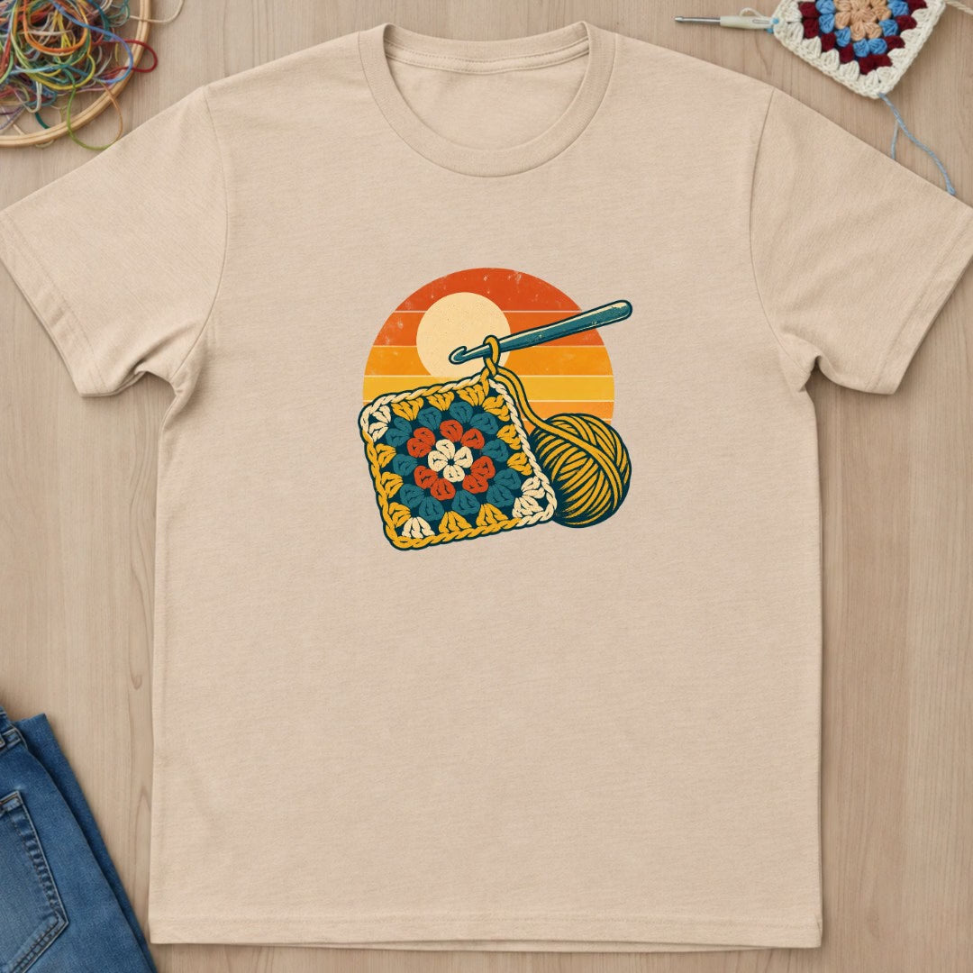 Granny Square au crochet T-Shirt — video