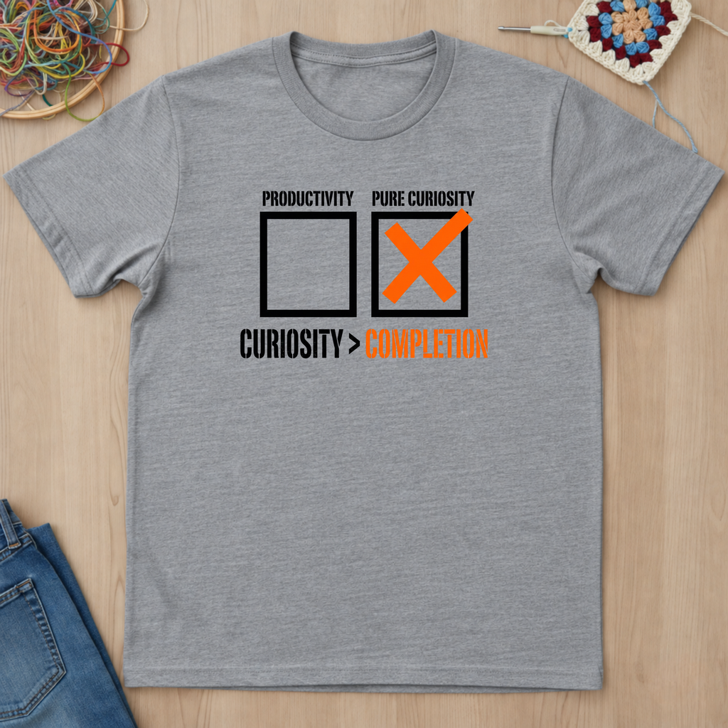 Productivity Pure Curiosity Completion T-Shirt