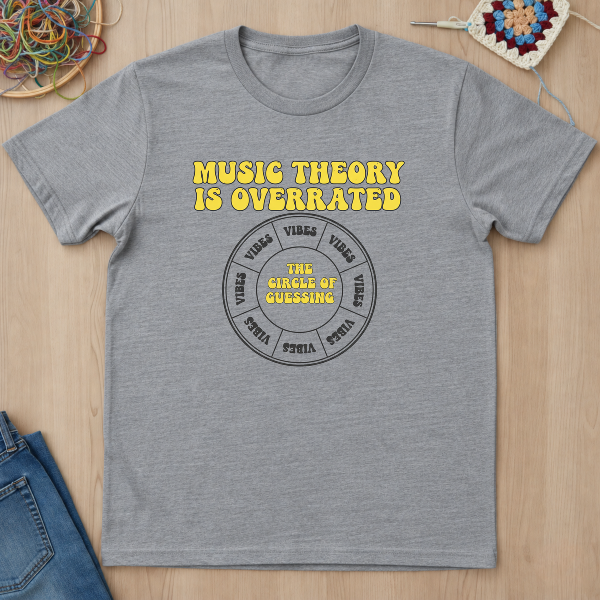 Music Theory The Circle Of Guessing T-Shirt