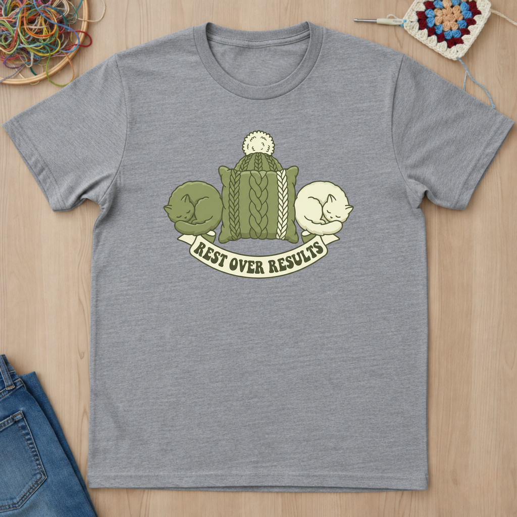 Cats Rest Over Results T-Shirt