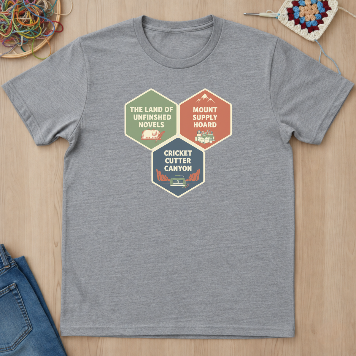 Hexagons Mount Supply Co T-Shirt