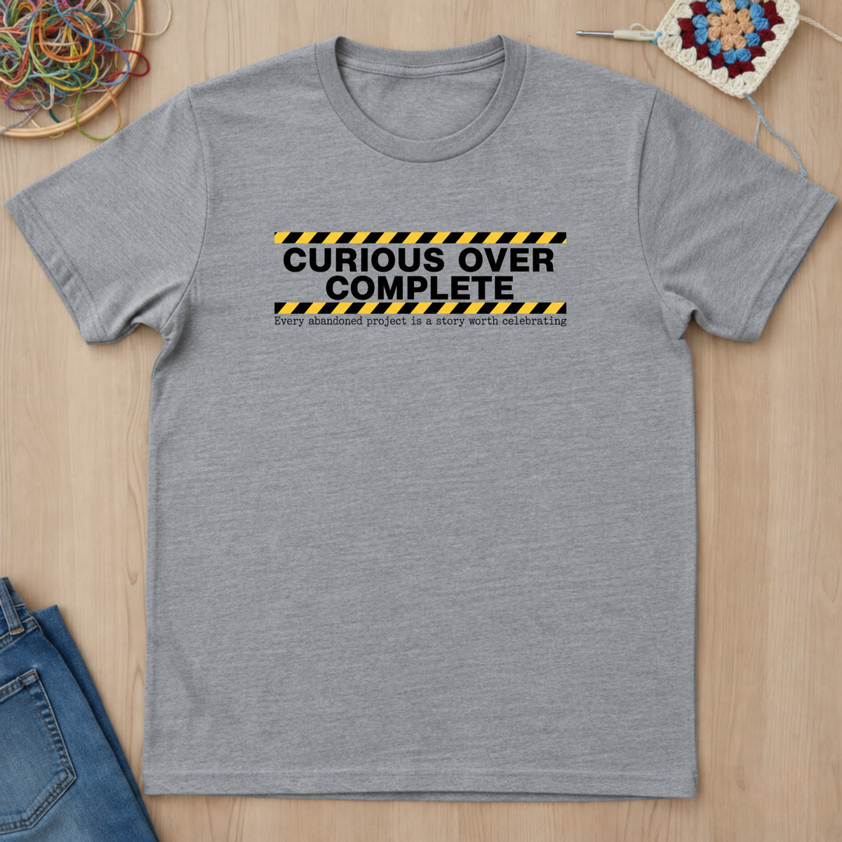 Curious Over Complete T-Shirt