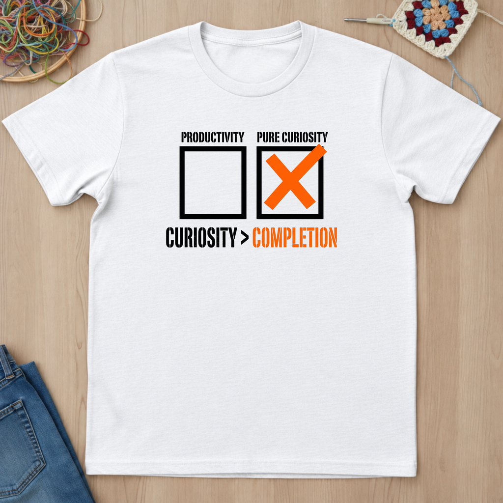 Productivity Pure Curiosity Completion T-Shirt