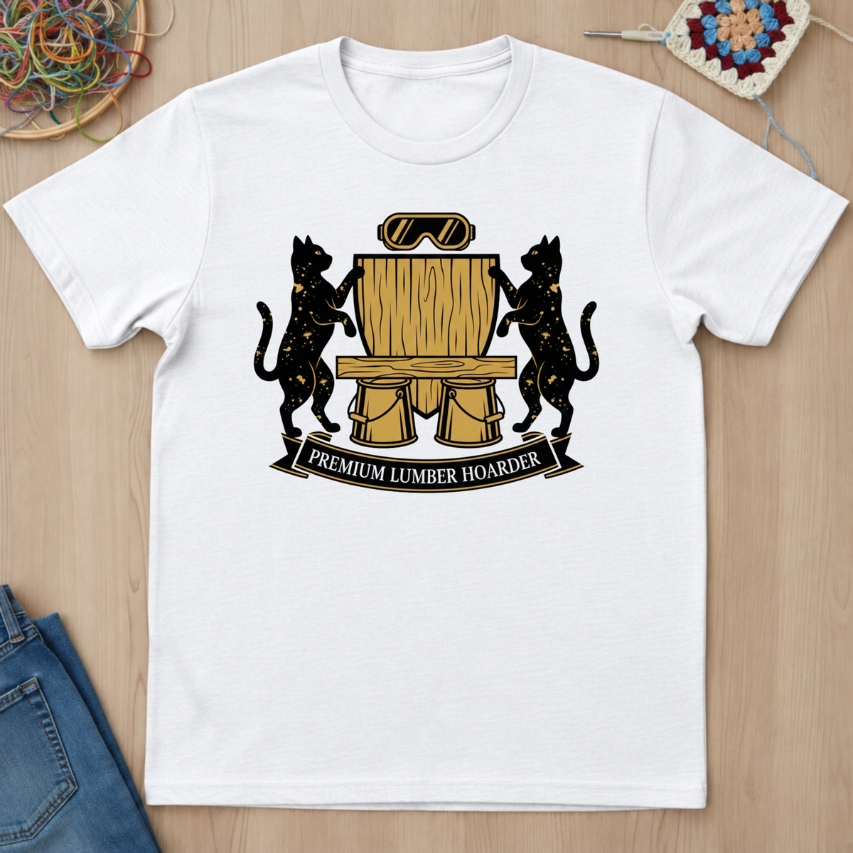 Cats Premium Lumber Hoarder T-Shirt