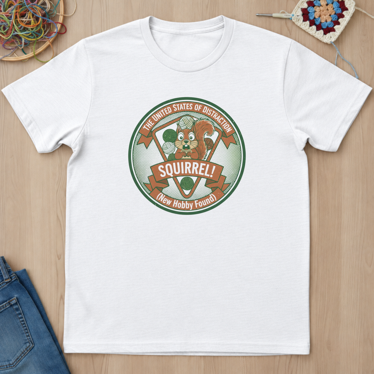 Squirrel The United States Of Distraction T-Shirt