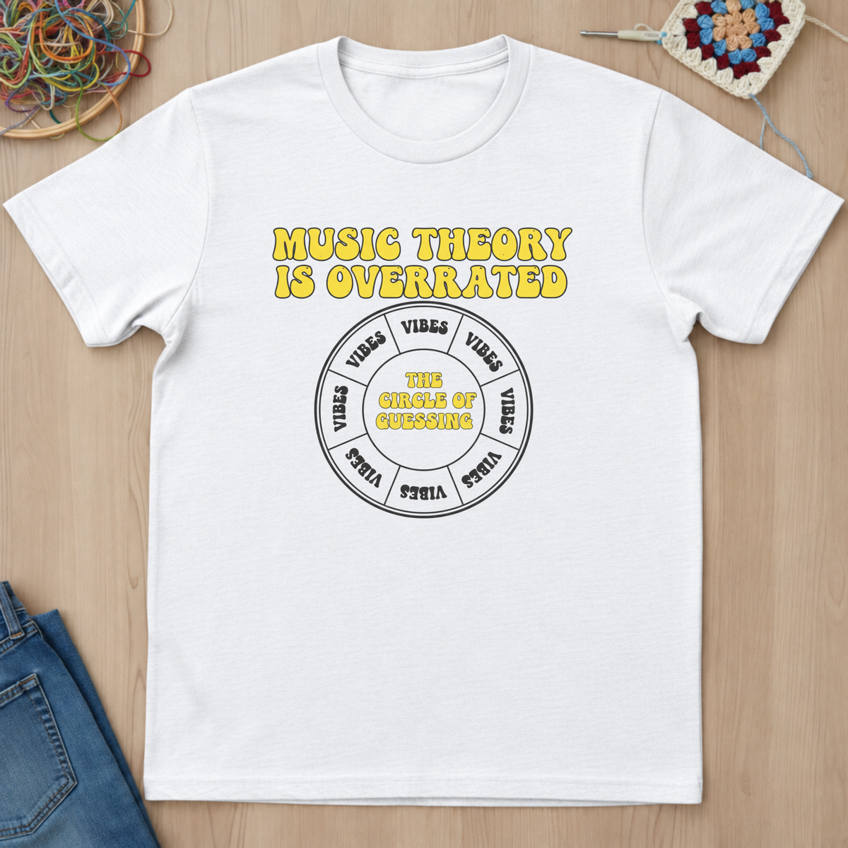 Music Theory The Circle Of Guessing T-Shirt