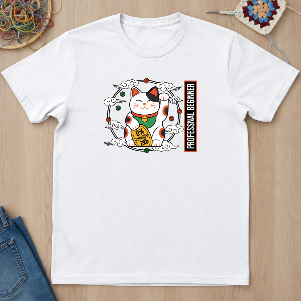 Japanese Cat Professional Beginner T-Shirt