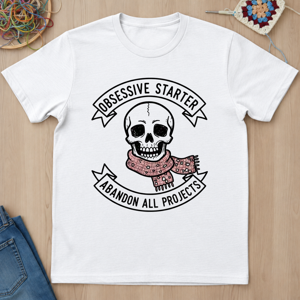 Skull Abandon All Projects T-Shirt