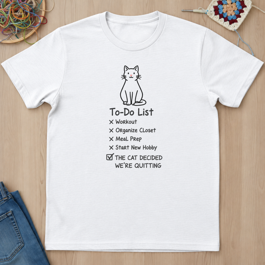 Cat Decided We Are Quiting T-Shirt
