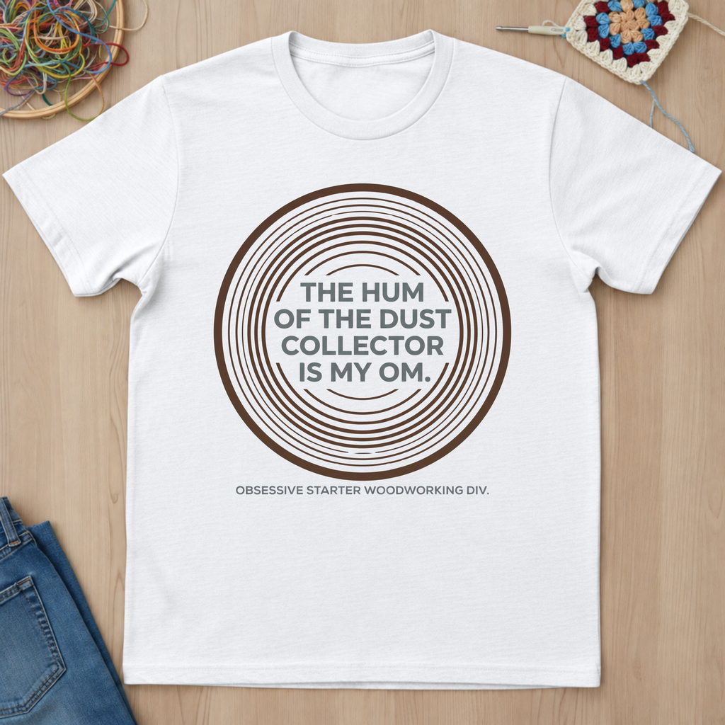 The Hum Of The Dust Collector Is My Om T-Shirt